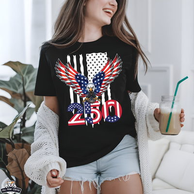Usa 250 Anniversary T-Shirt - 4th Jul