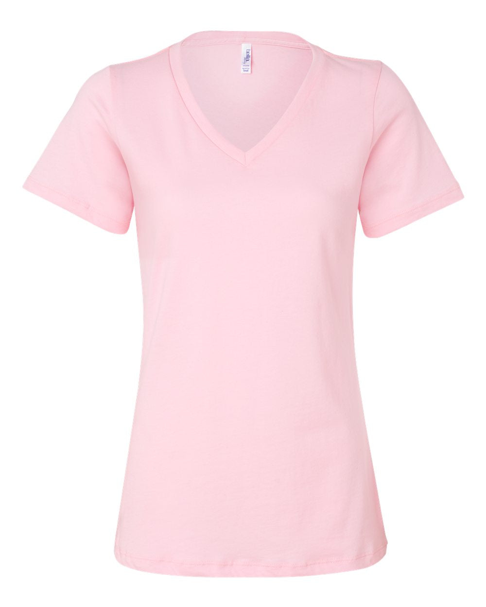 Custom Bella+Canvas - Women’s Relaxed Jersey V-Neck Tee +CVC-Shirt