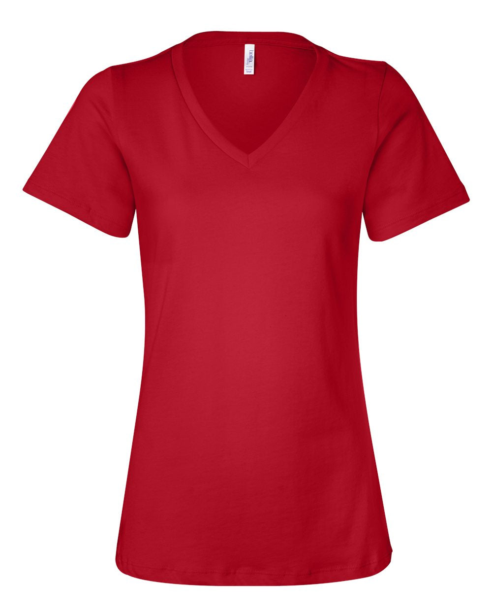 Custom Bella+Canvas - Women’s Relaxed Jersey V-Neck Tee +CVC-Shirt