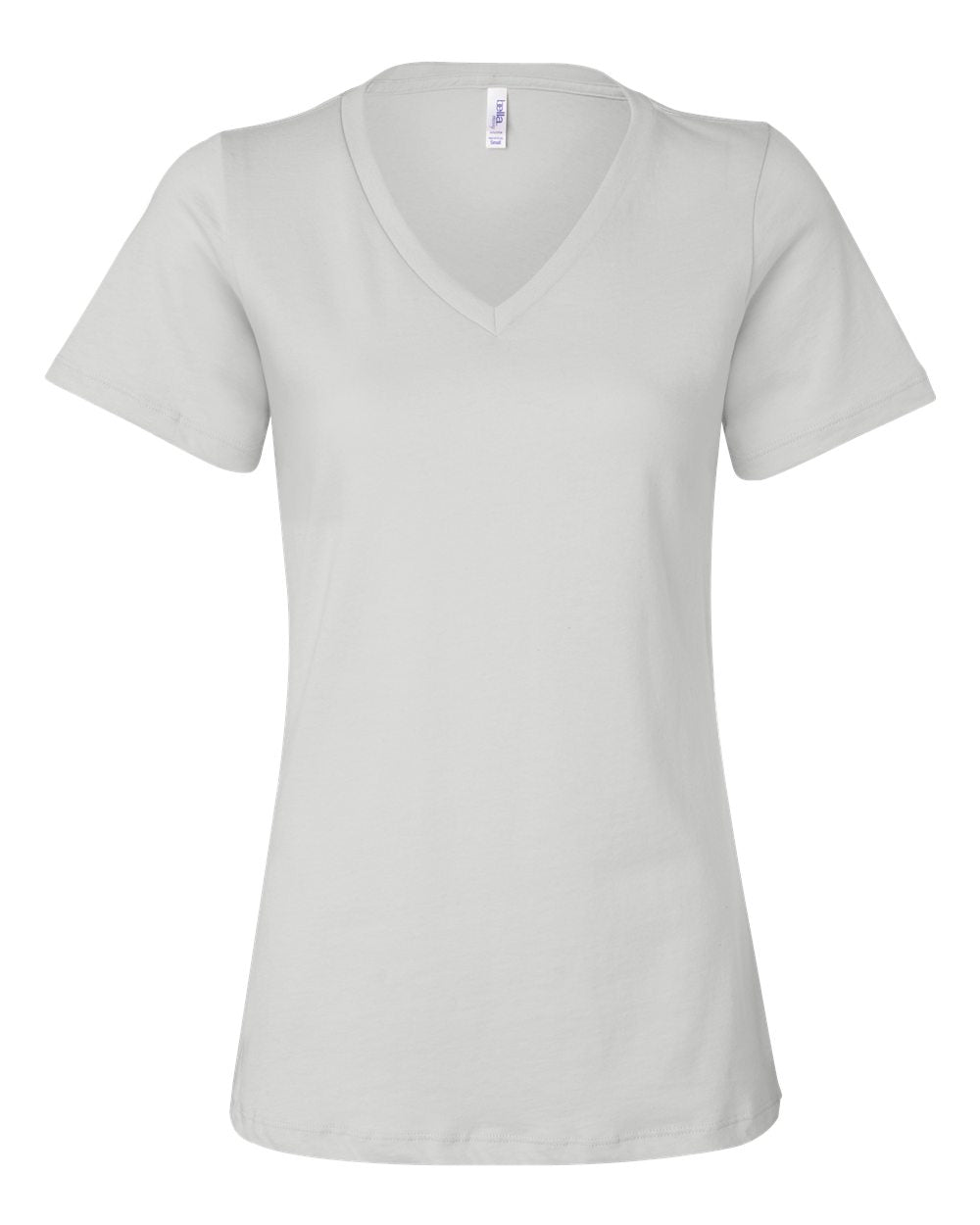Custom Bella+Canvas - Women’s Relaxed Jersey V-Neck Tee +CVC-Shirt