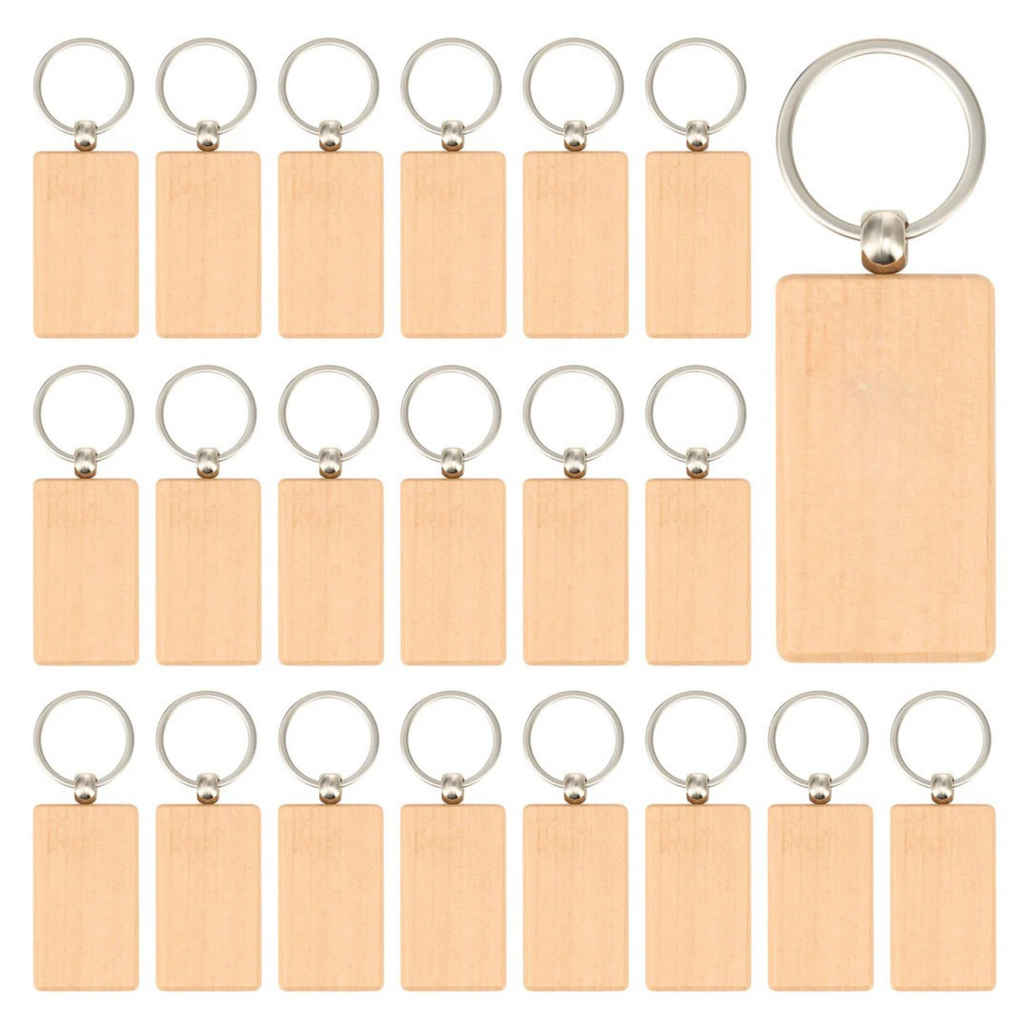 Wooden Engraved Key Chain