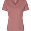 Custom-Bella+Canvas - Women’s Relaxed Jersey V-Neck Tee +CVC-Shirt