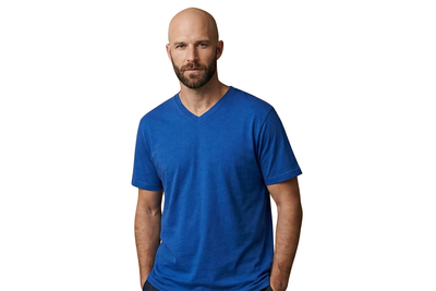 UNISEX-V NECK-SHORT SLEEVE-TSHIRT