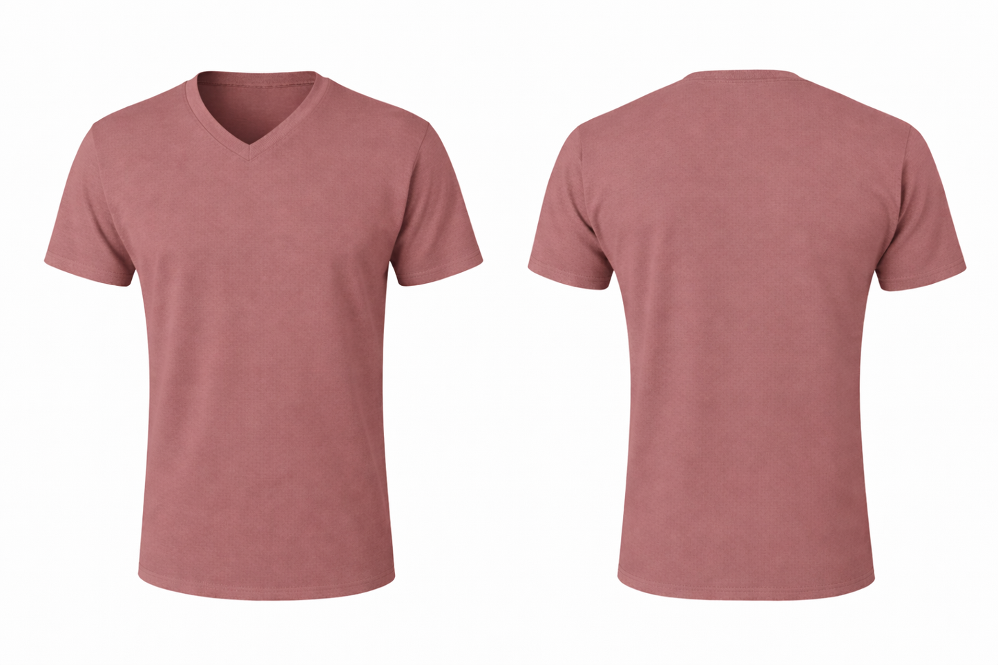 UNISEX-V NECK-SHORT SLEEVE-TSHIRT