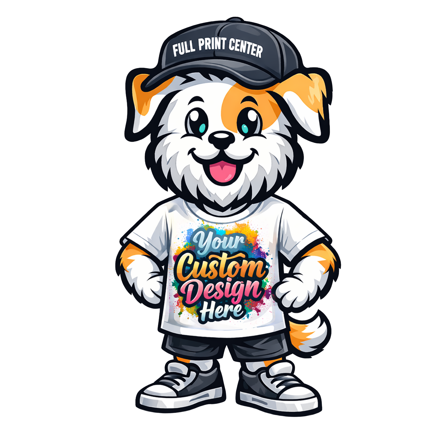 Custom Unisex Short Sleeve Crewneck and V-Neck T-Shirt