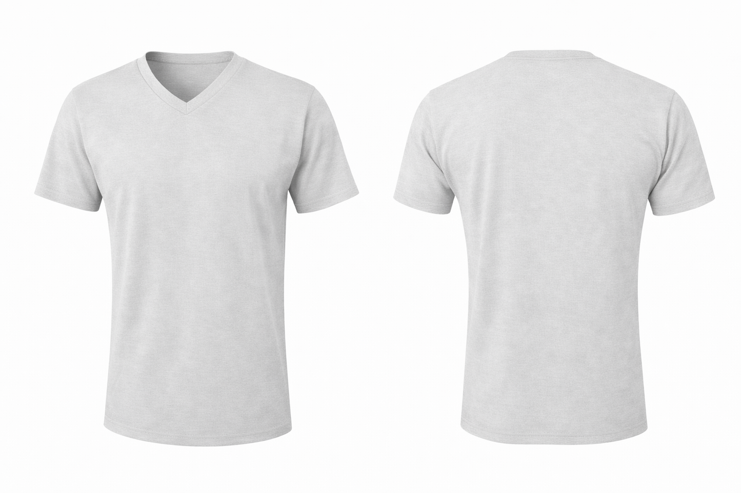 UNISEX-V NECK-SHORT SLEEVE-TSHIRT