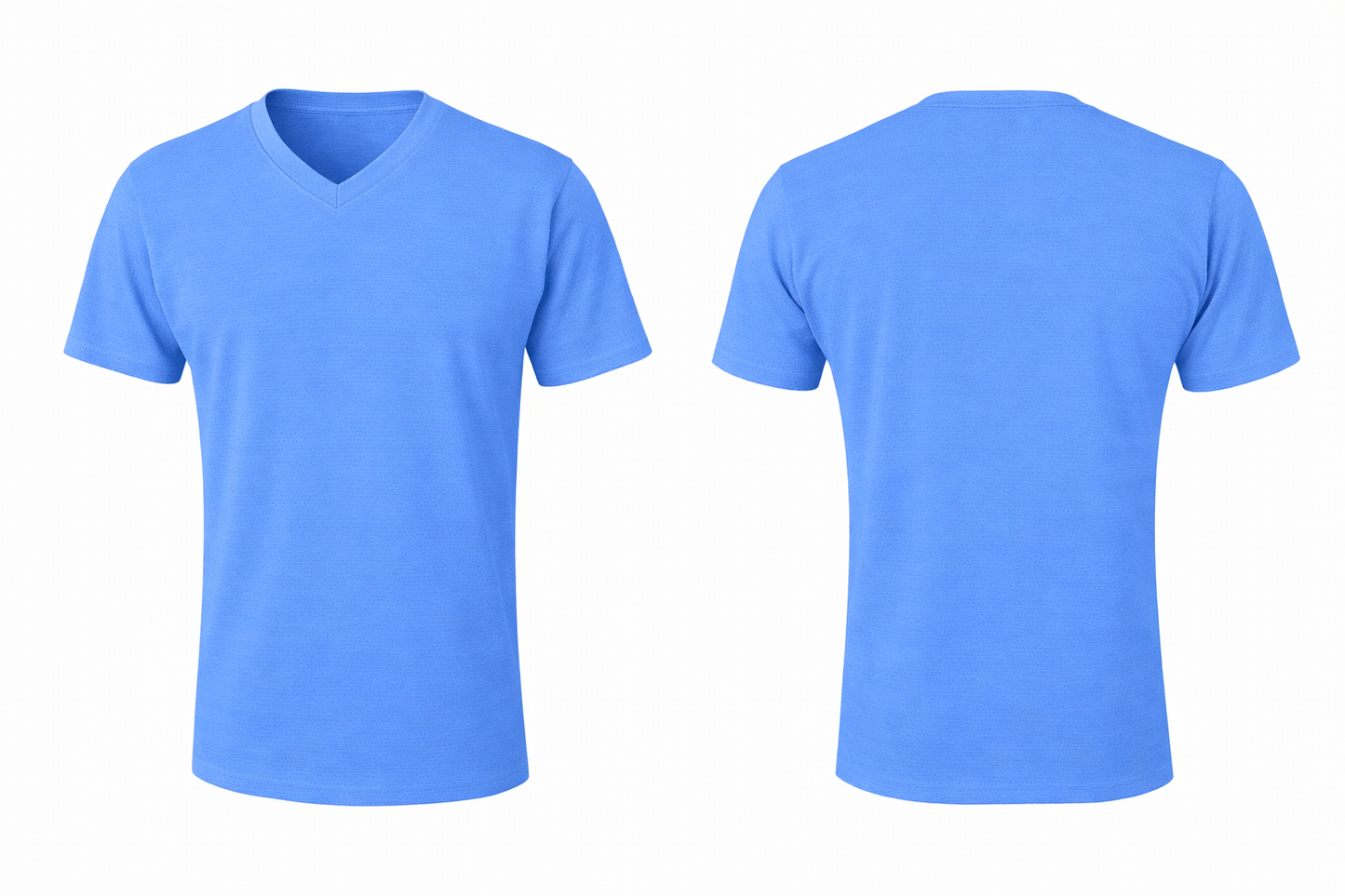 UNISEX-V NECK-SHORT SLEEVE-TSHIRT