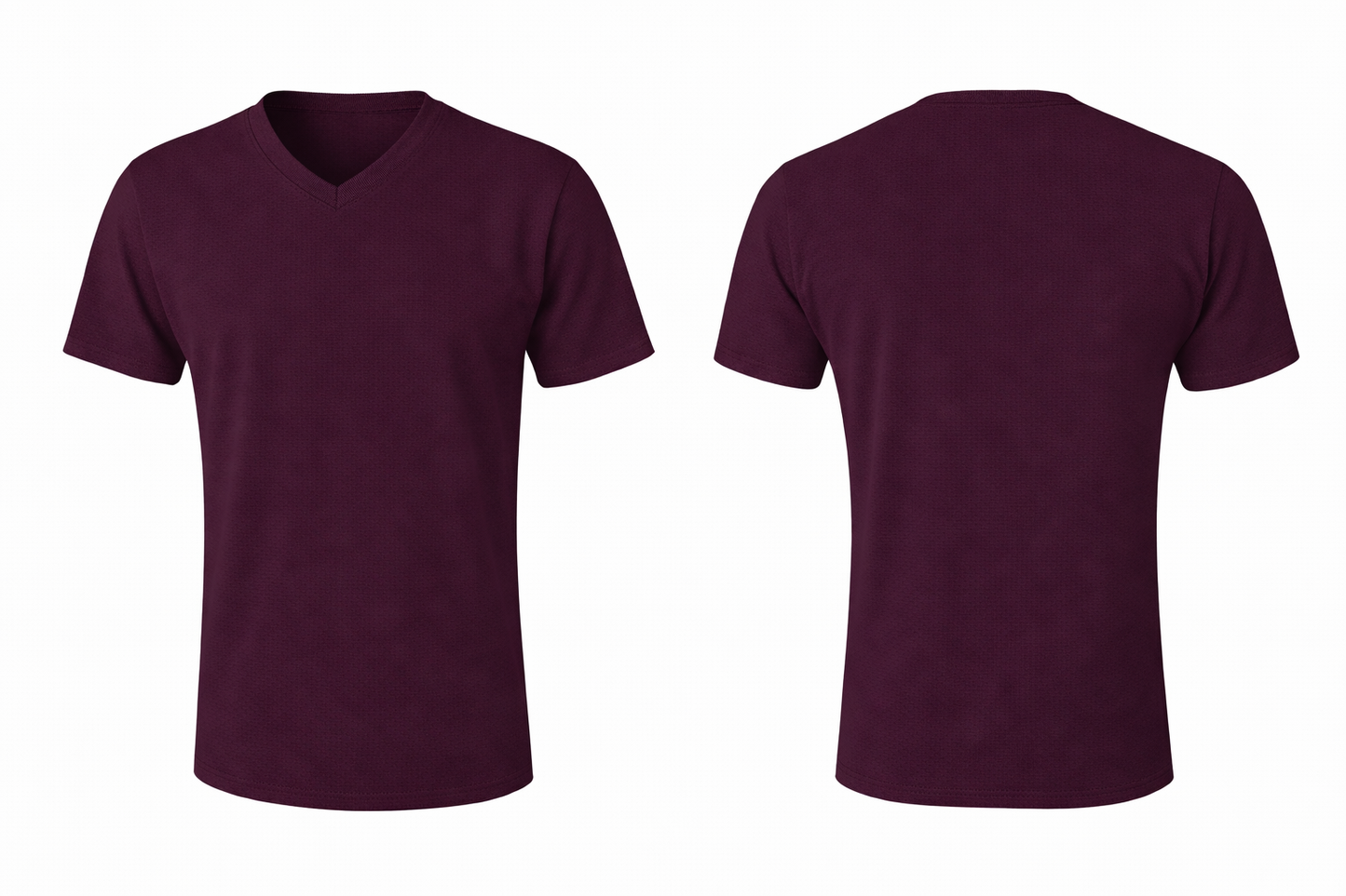 UNISEX-V NECK-SHORT SLEEVE-TSHIRT