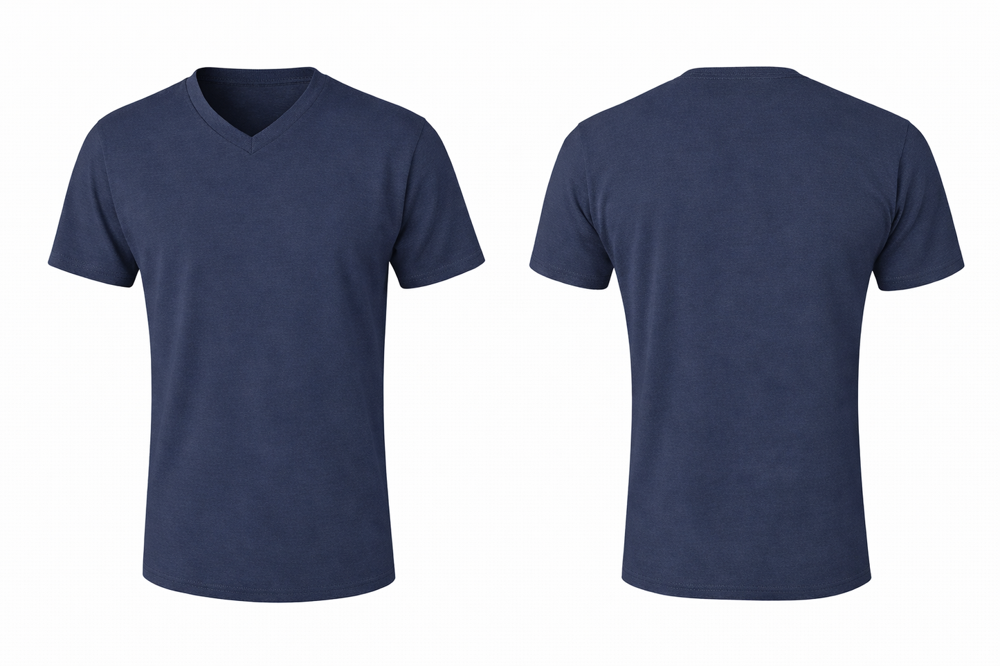 UNISEX-V NECK-SHORT SLEEVE-TSHIRT