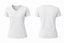 WOMEN-V NECK-SHORT SLEEVE-TSHIRT