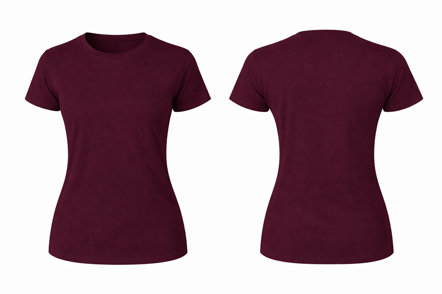 Custom Women Short Sleeve Crewneck and V-Neck T-Shirt