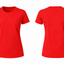 Custom Women Short Sleeve Crewneck and V-Neck T-Shirt