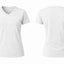 WOMEN-V NECK-SHORT SLEEVE-TSHIRT