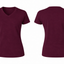 WOMEN-V NECK-SHORT SLEEVE-TSHIRT