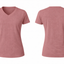 WOMEN-V NECK-SHORT SLEEVE-TSHIRT